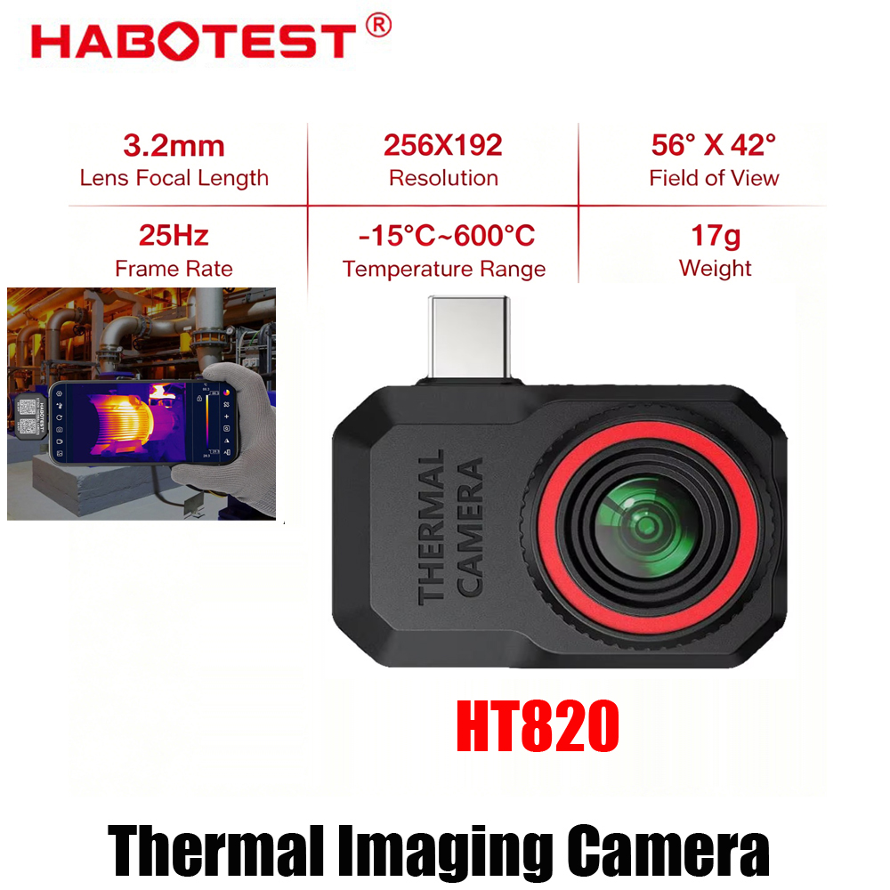 Thermal Imaging Camera 256X192 - Новая тепловизионная камера HABOTEST HT820 для