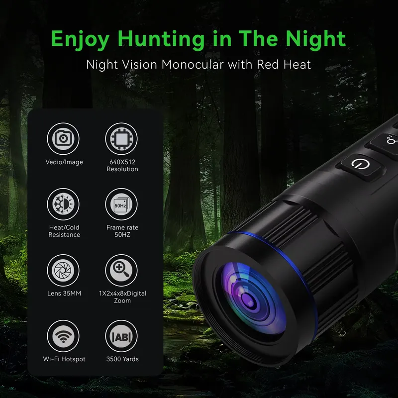 Мини-камера CE-6 с тепловизоро – обзор и цена Thermal Scope Night Vision Monocular