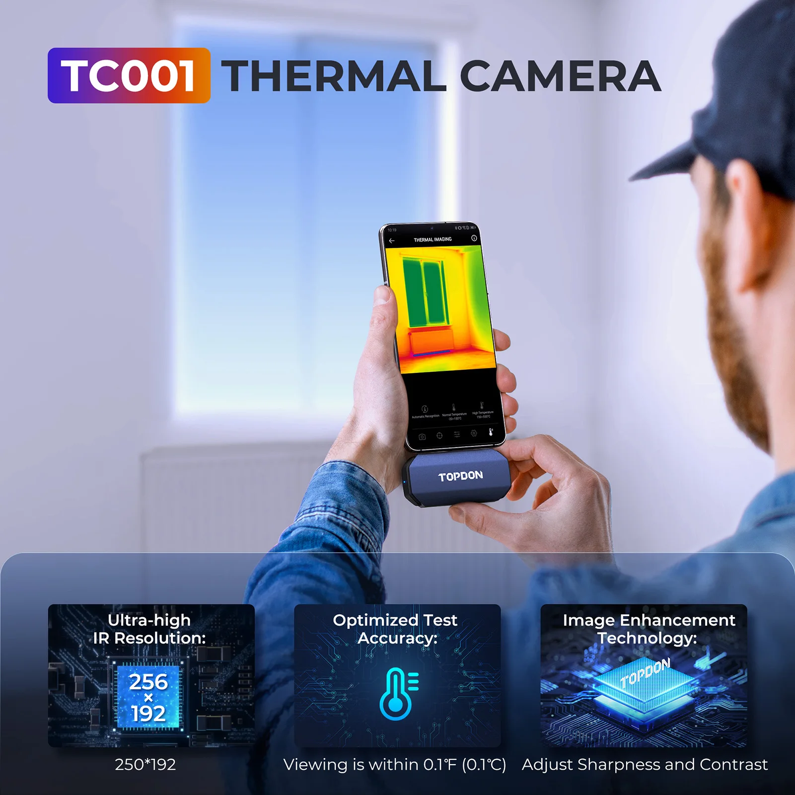 Тепловизор-сканер TOPDON TC001 – обзор и цена Topdon Tc001 Thermal Camera