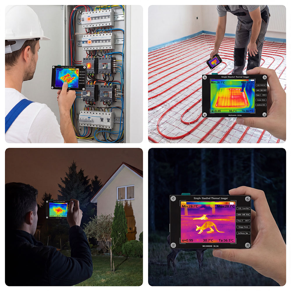 Тепловизор 32*24 -40°C ℃   до  – обзор и цена Nf 521 Thermal Imaging Camera
