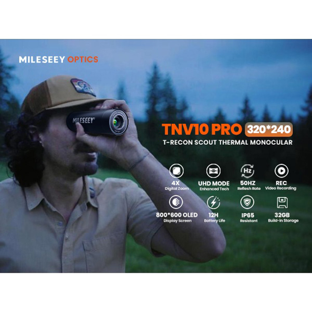 MILESEEY TNV10 PRO Монокуляр с – обзор и цена Thermal Scope Night Vision Monocular